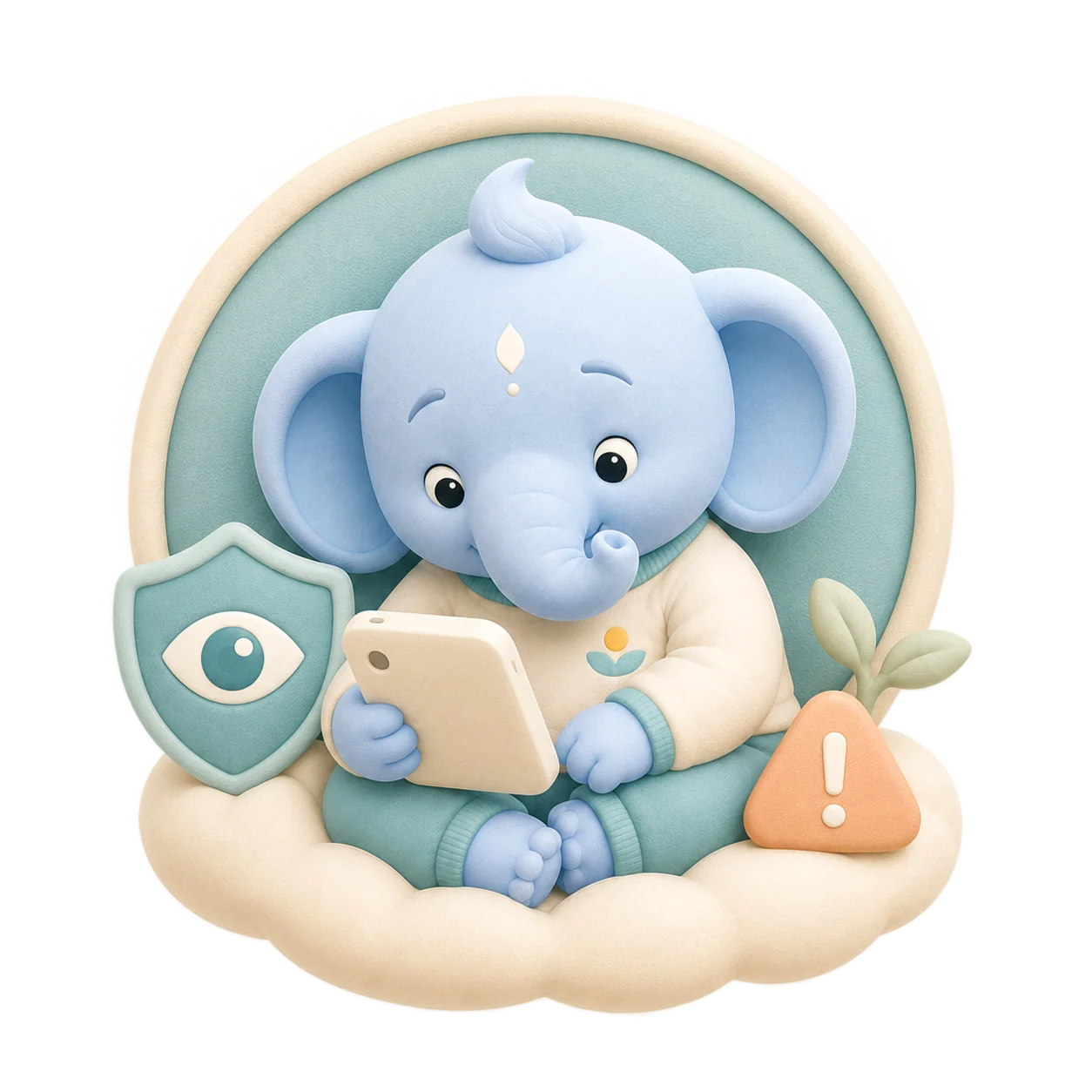 Content visibility elephant illustration